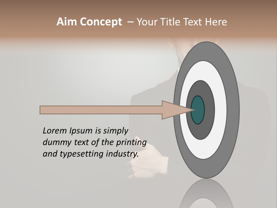 Formal Face White PowerPoint Template