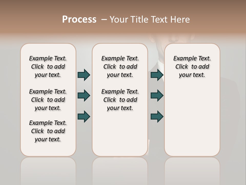 Formal Face White PowerPoint Template