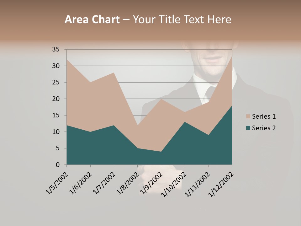 Formal Face White PowerPoint Template