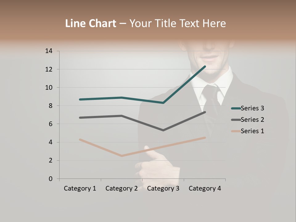 Formal Face White PowerPoint Template