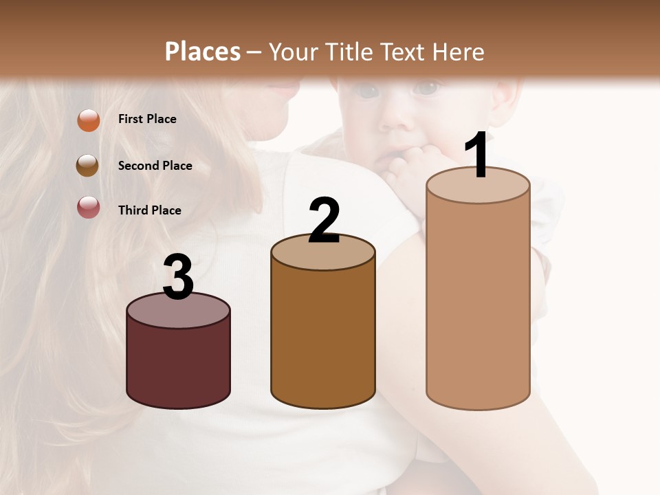 Looking Mama Child PowerPoint Template