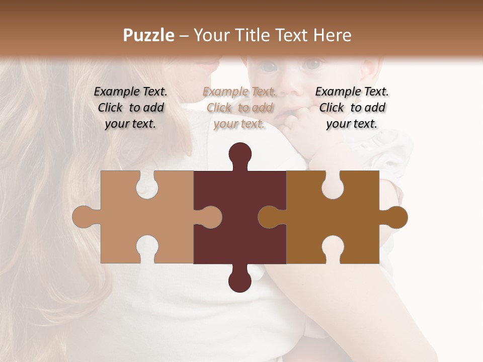 Looking Mama Child PowerPoint Template