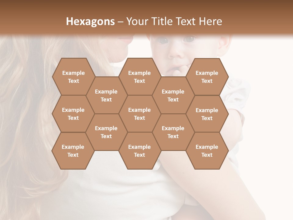 Looking Mama Child PowerPoint Template