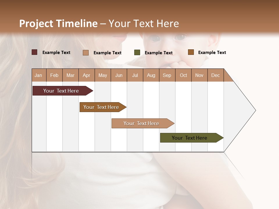 Looking Mama Child PowerPoint Template