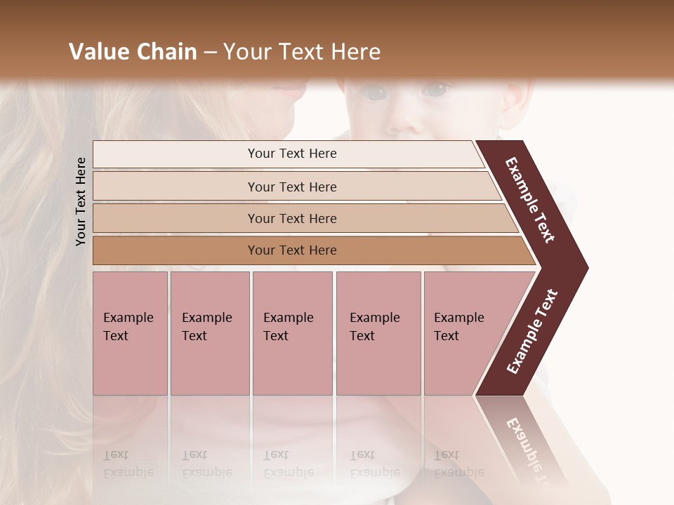 Looking Mama Child PowerPoint Template