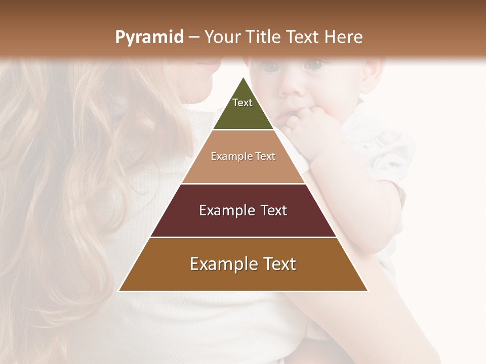 Looking Mama Child PowerPoint Template