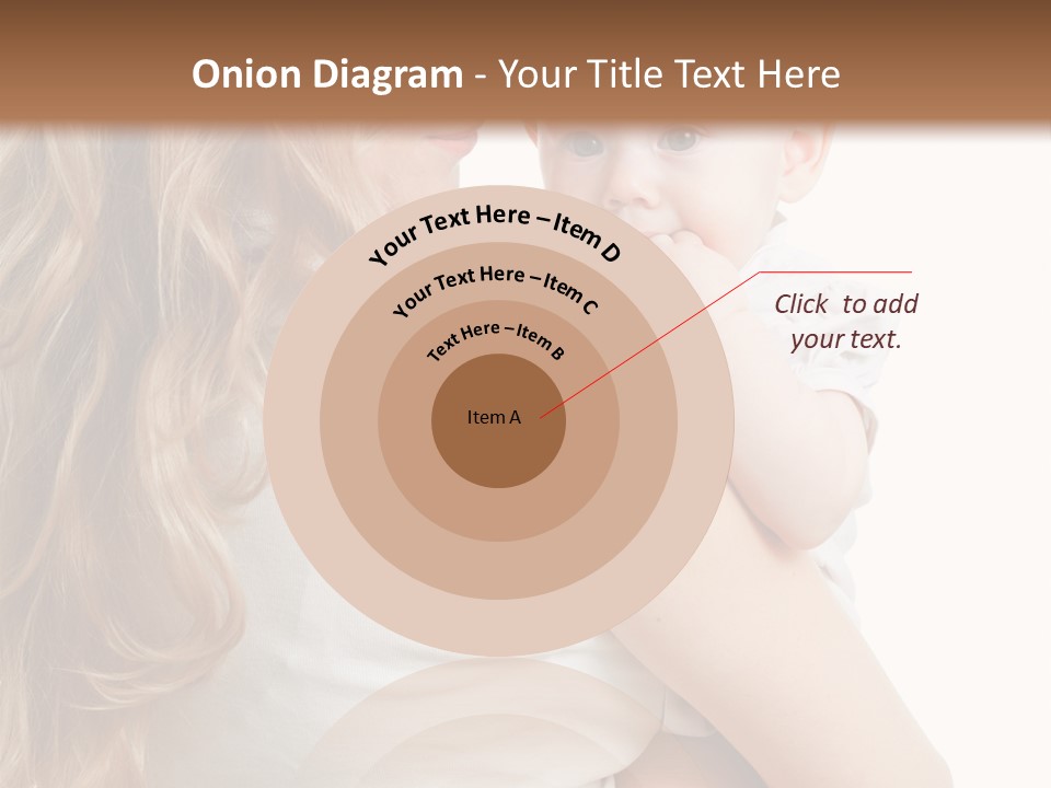 Looking Mama Child PowerPoint Template