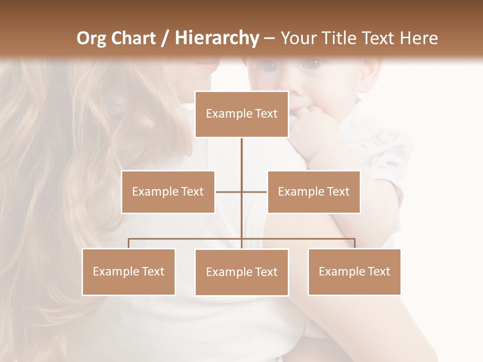 Looking Mama Child PowerPoint Template
