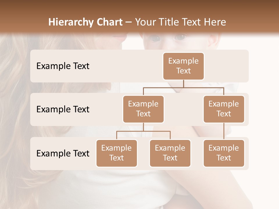 Looking Mama Child PowerPoint Template