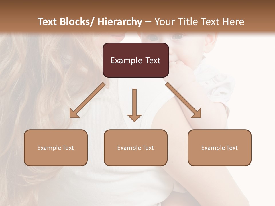 Looking Mama Child PowerPoint Template