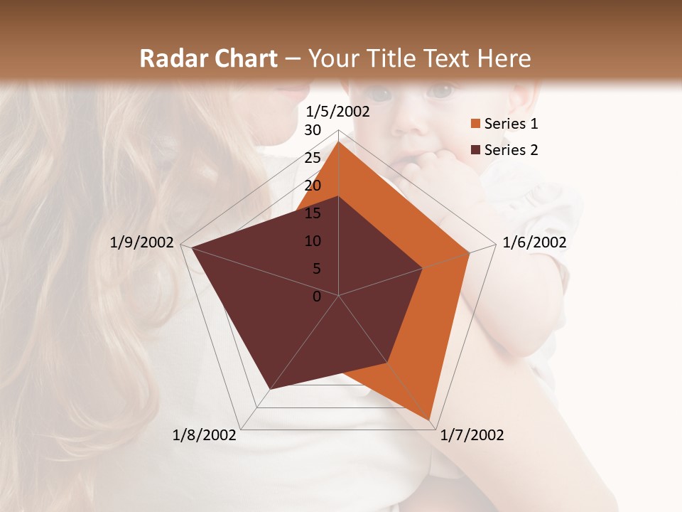 Looking Mama Child PowerPoint Template