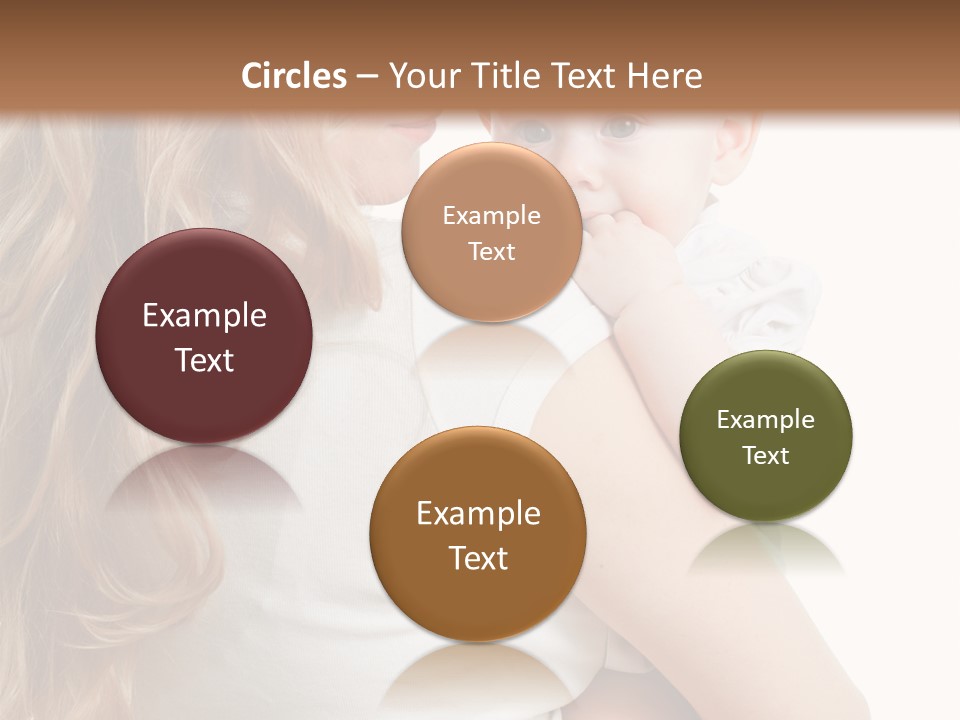 Looking Mama Child PowerPoint Template