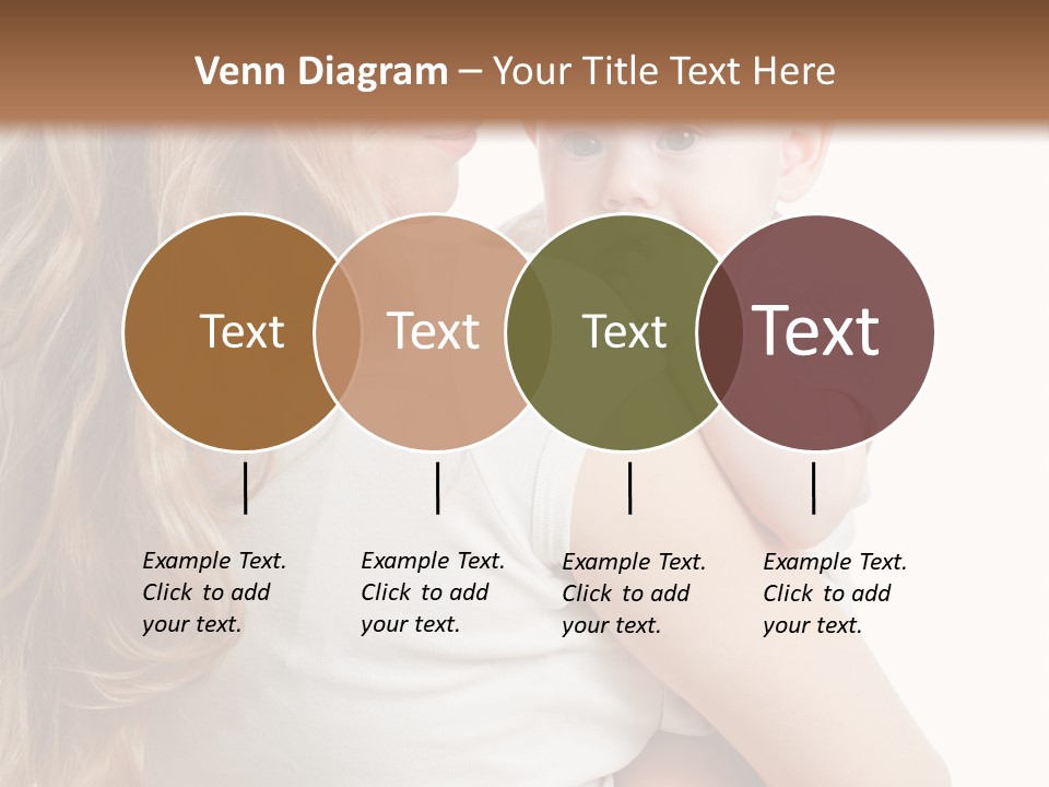 Looking Mama Child PowerPoint Template