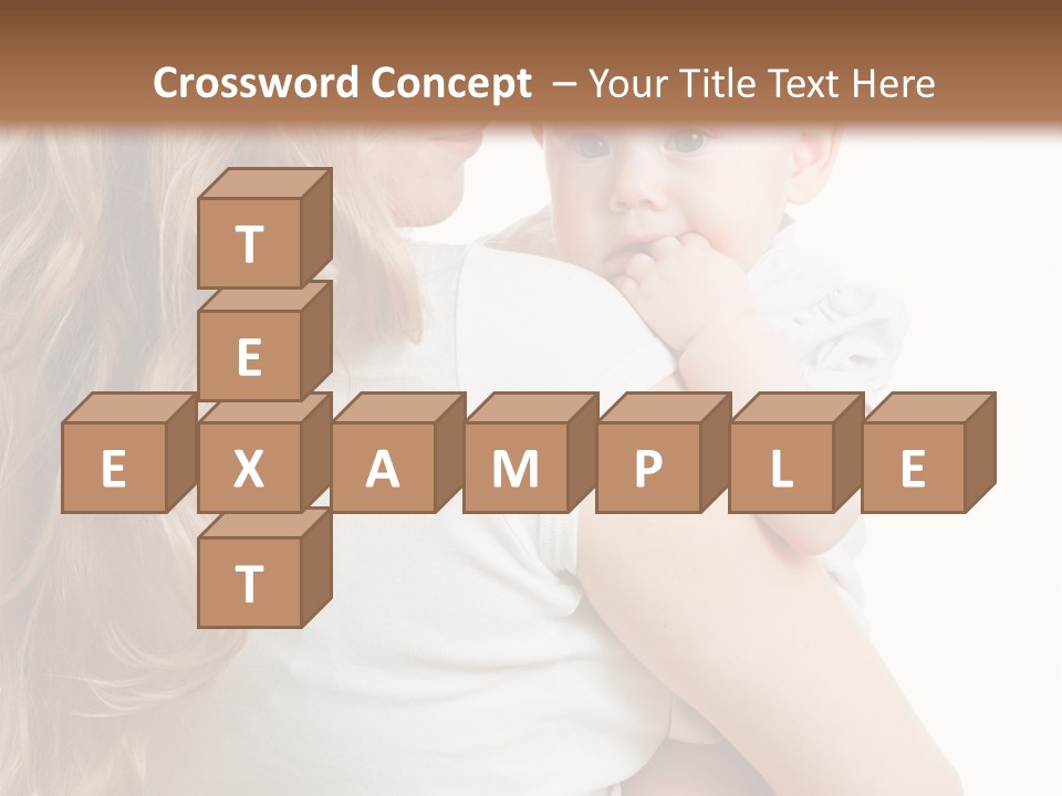 Looking Mama Child PowerPoint Template