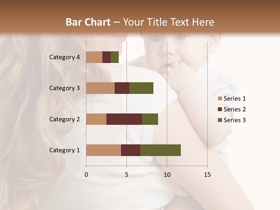 Looking Mama Child PowerPoint Template