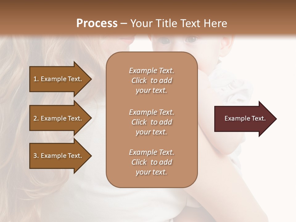 Looking Mama Child PowerPoint Template