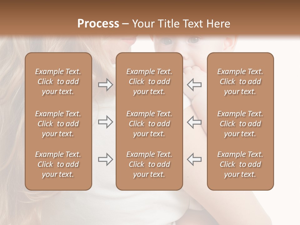 Looking Mama Child PowerPoint Template