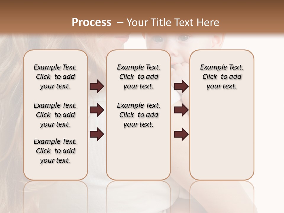 Looking Mama Child PowerPoint Template