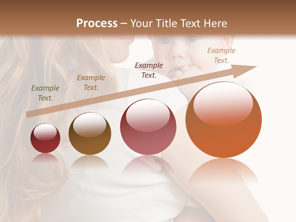 Looking Mama Child PowerPoint Template