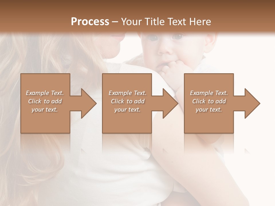 Looking Mama Child PowerPoint Template