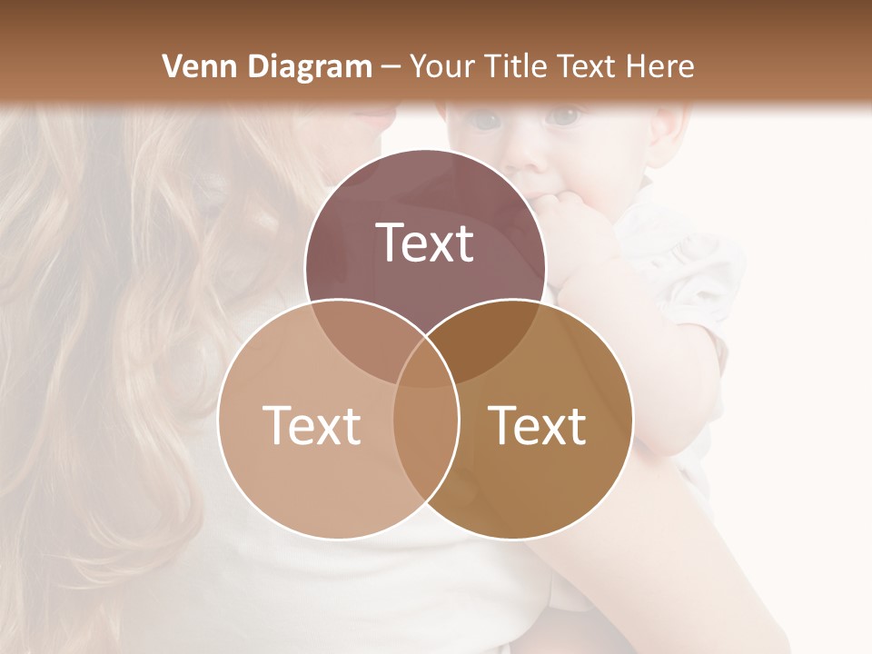 Looking Mama Child PowerPoint Template