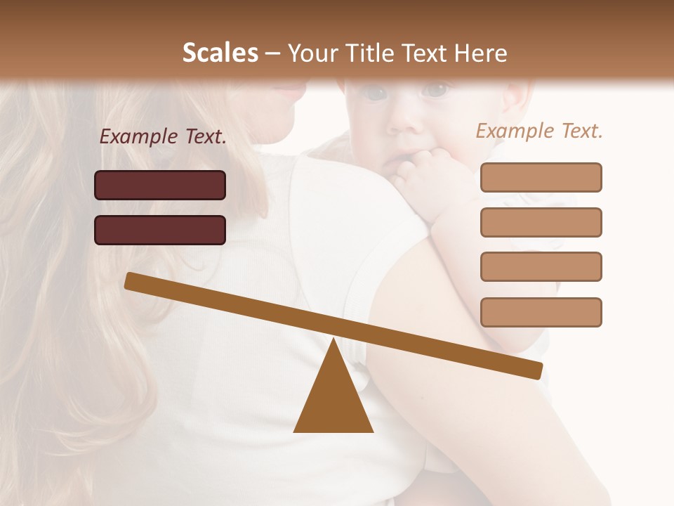 Looking Mama Child PowerPoint Template