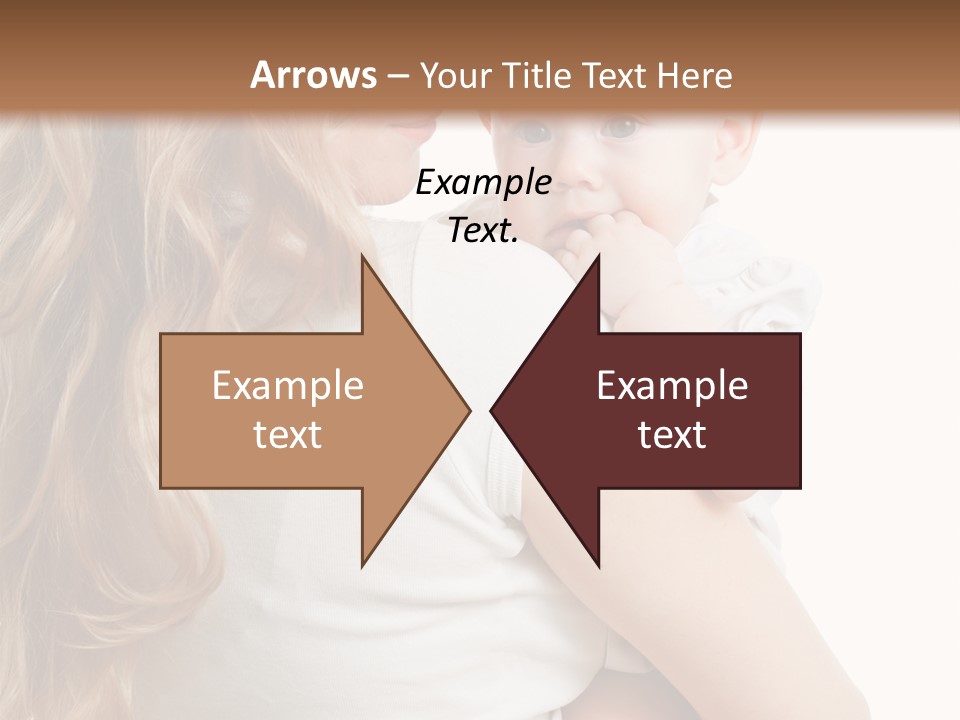 Looking Mama Child PowerPoint Template