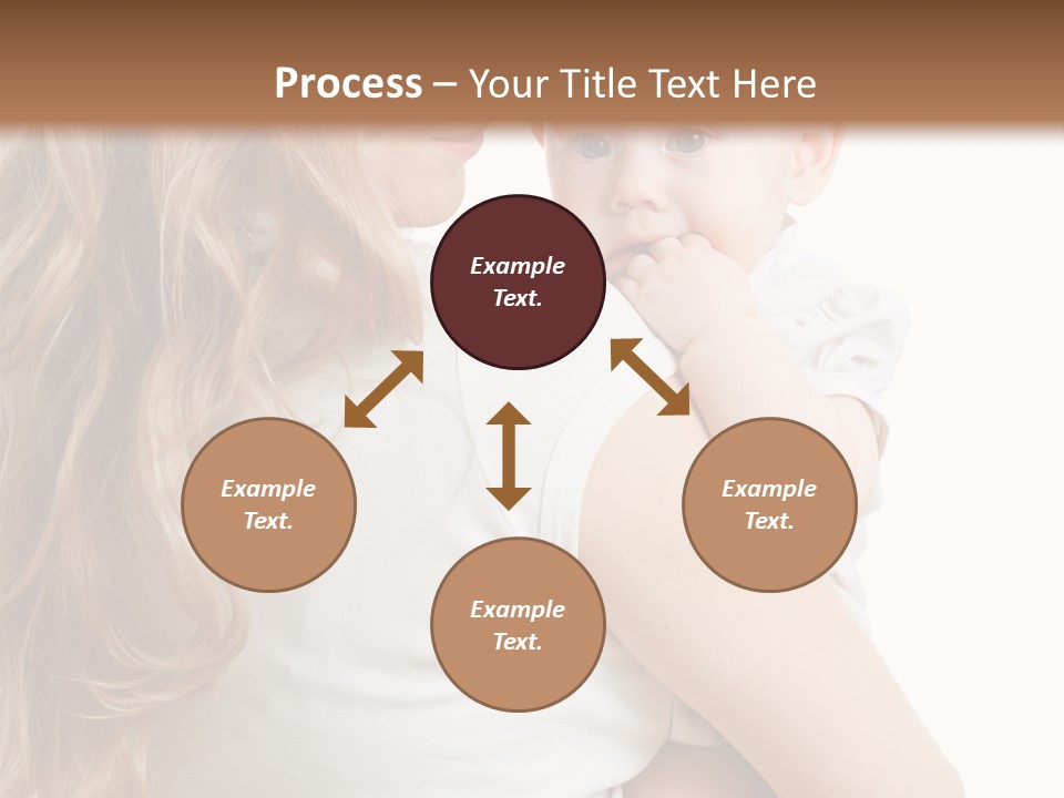 Looking Mama Child PowerPoint Template