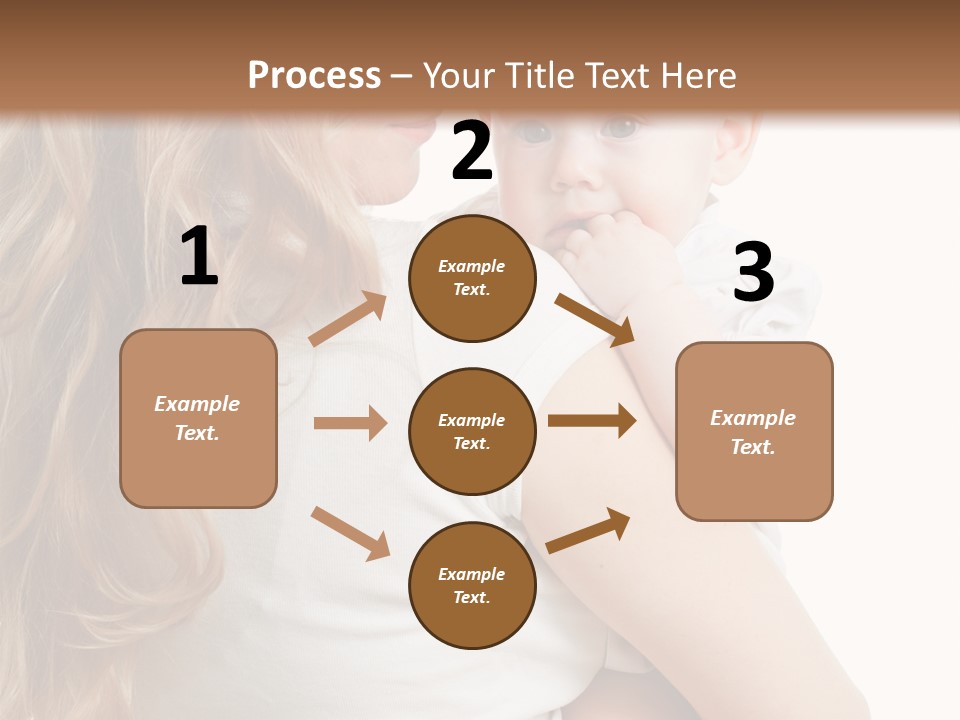 Looking Mama Child PowerPoint Template