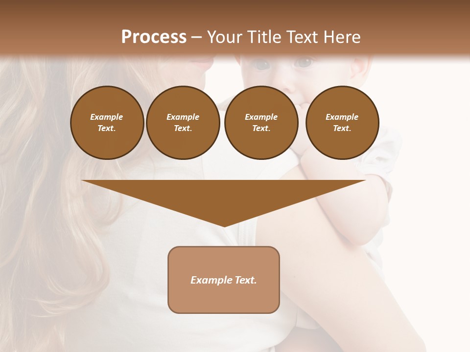 Looking Mama Child PowerPoint Template