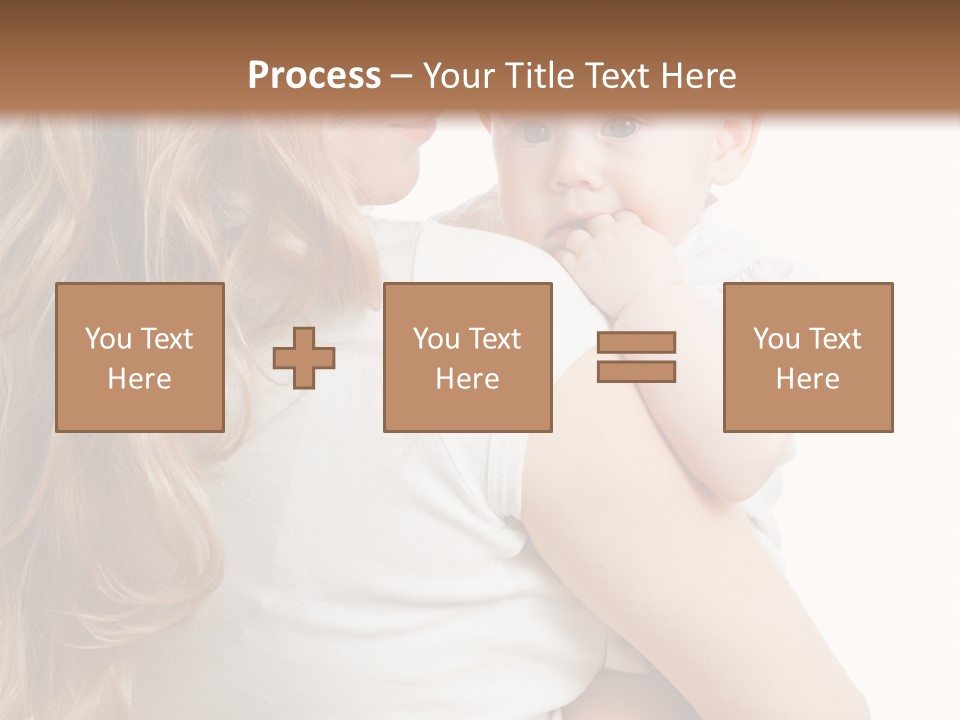 Looking Mama Child PowerPoint Template