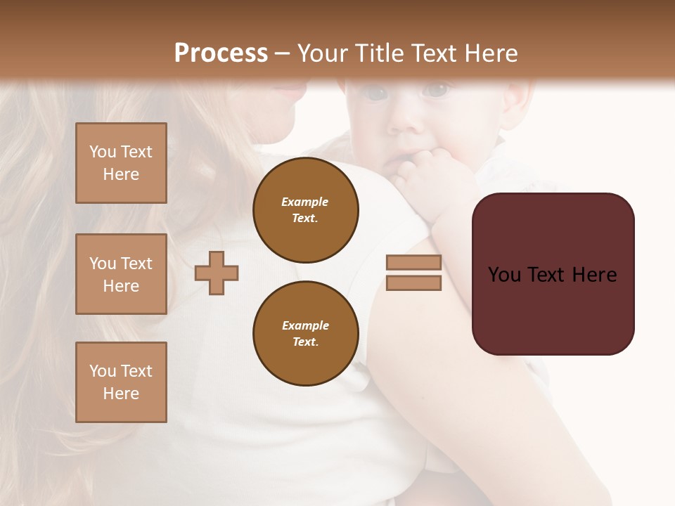 Looking Mama Child PowerPoint Template