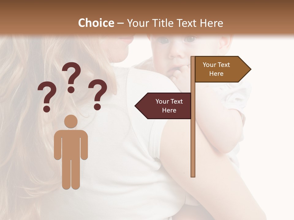 Looking Mama Child PowerPoint Template