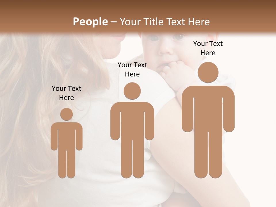 Looking Mama Child PowerPoint Template