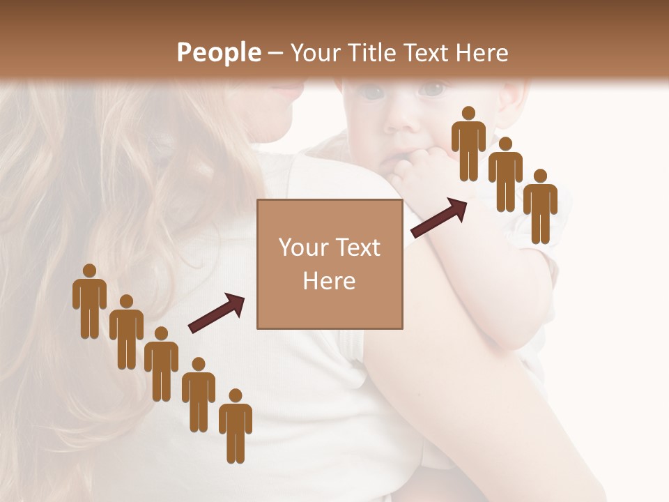 Looking Mama Child PowerPoint Template