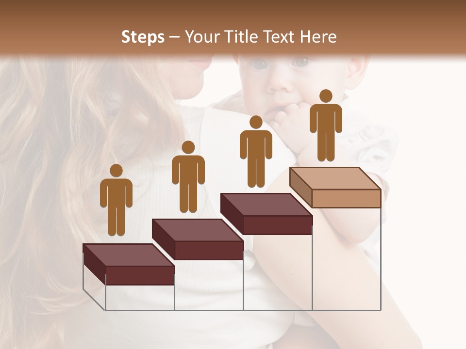 Looking Mama Child PowerPoint Template