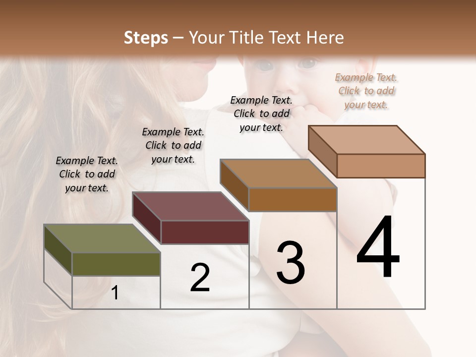 Looking Mama Child PowerPoint Template