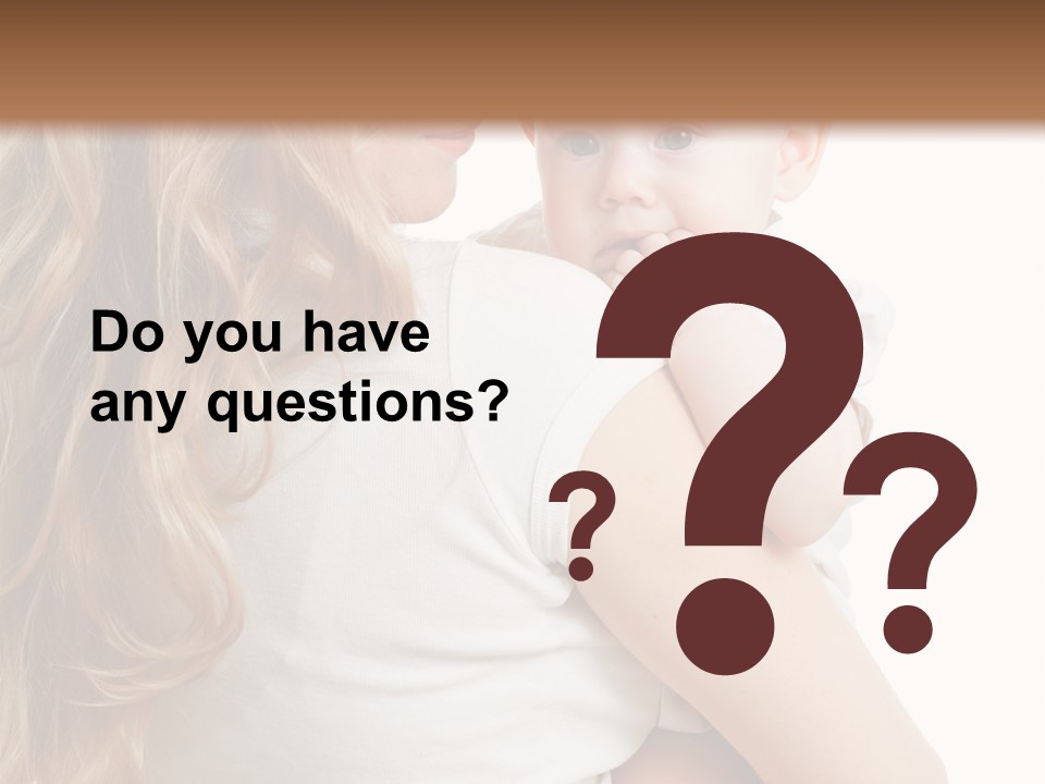 Looking Mama Child PowerPoint Template