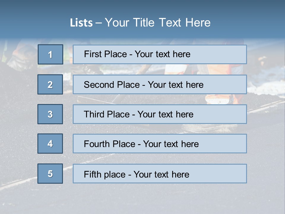 Shovel Street Railway PowerPoint Template