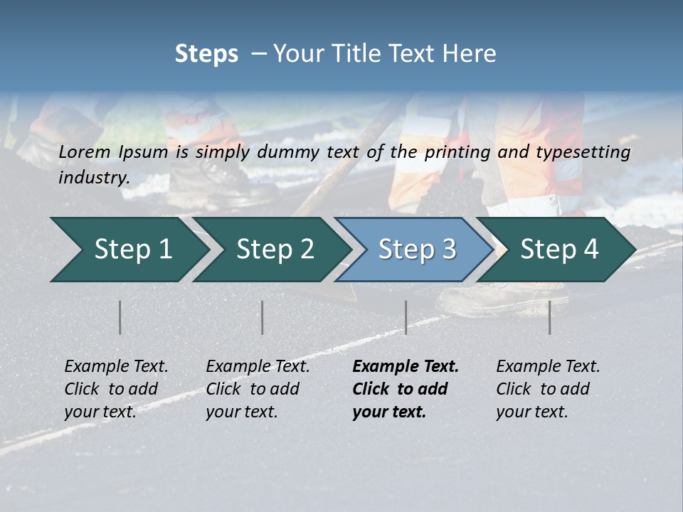 Shovel Street Railway PowerPoint Template