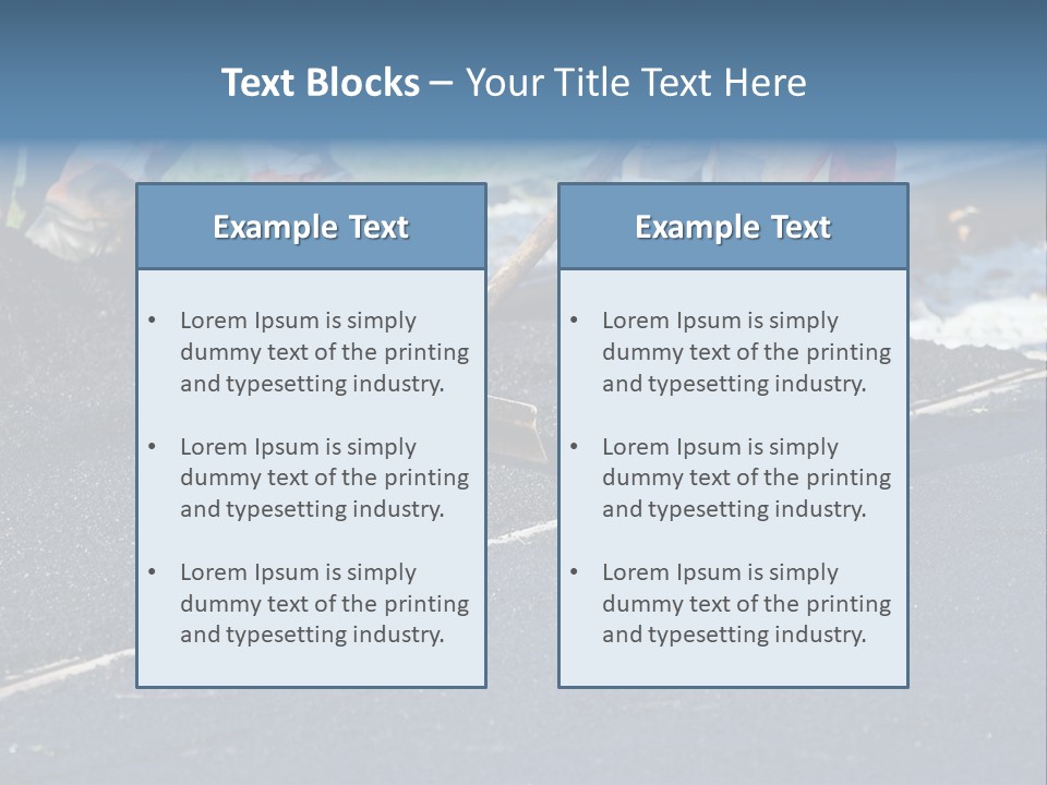 Shovel Street Railway PowerPoint Template