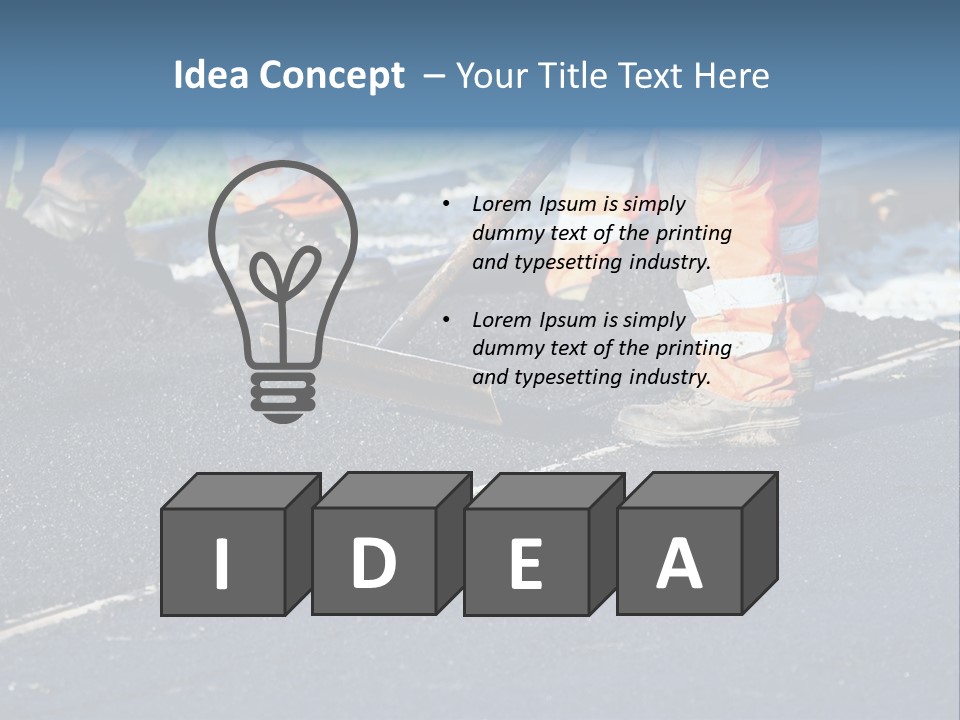 Shovel Street Railway PowerPoint Template