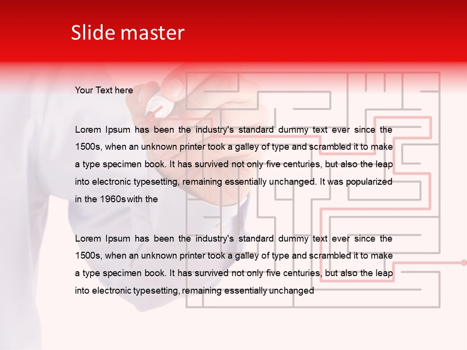 Confusion Goal Write PowerPoint Template