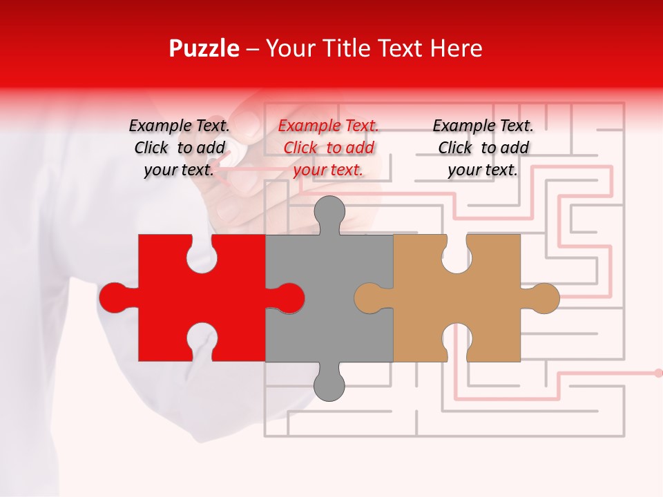 Confusion Goal Write PowerPoint Template