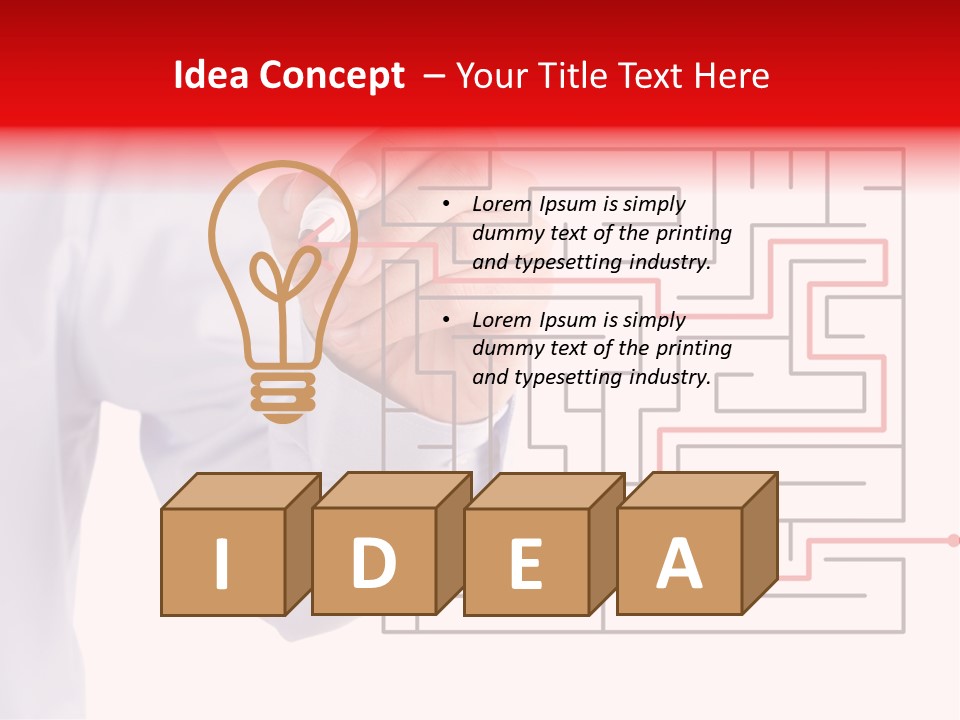 Confusion Goal Write PowerPoint Template