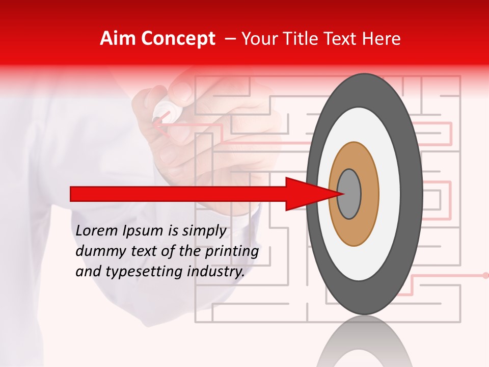 Confusion Goal Write PowerPoint Template