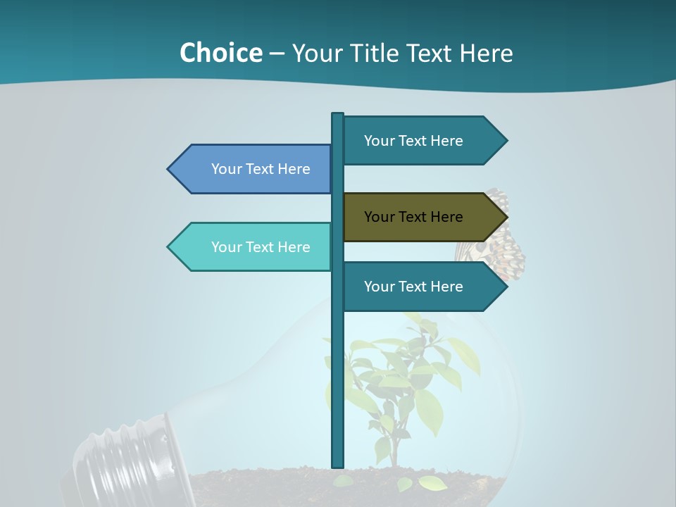 Symbol Global Consumption PowerPoint Template