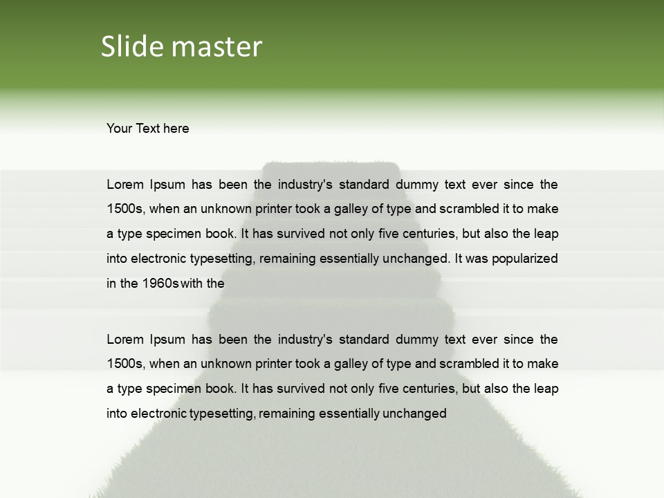 Clean Curved Concept PowerPoint Template