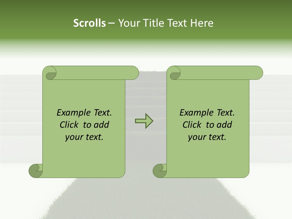 Clean Curved Concept PowerPoint Template