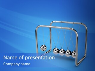 Silver Accuracy Swinging PowerPoint Template